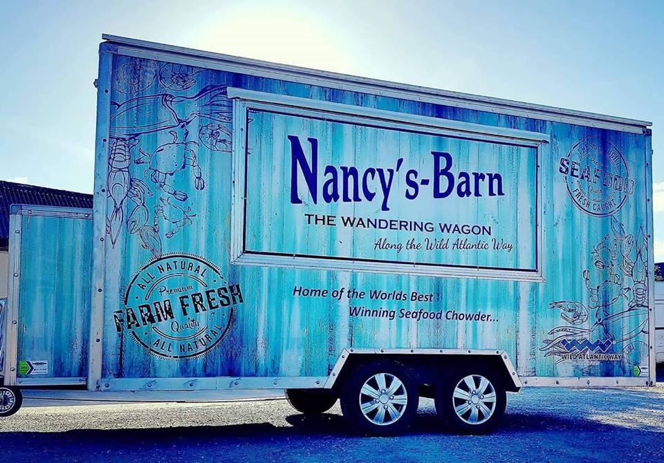 Nancy's Barns mobile catering van