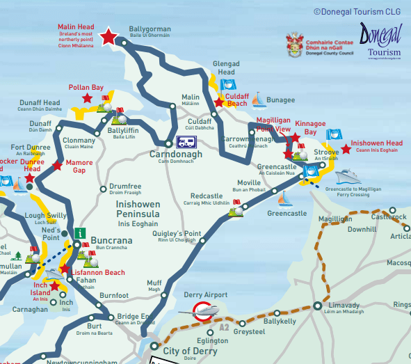 Map of Inishowen